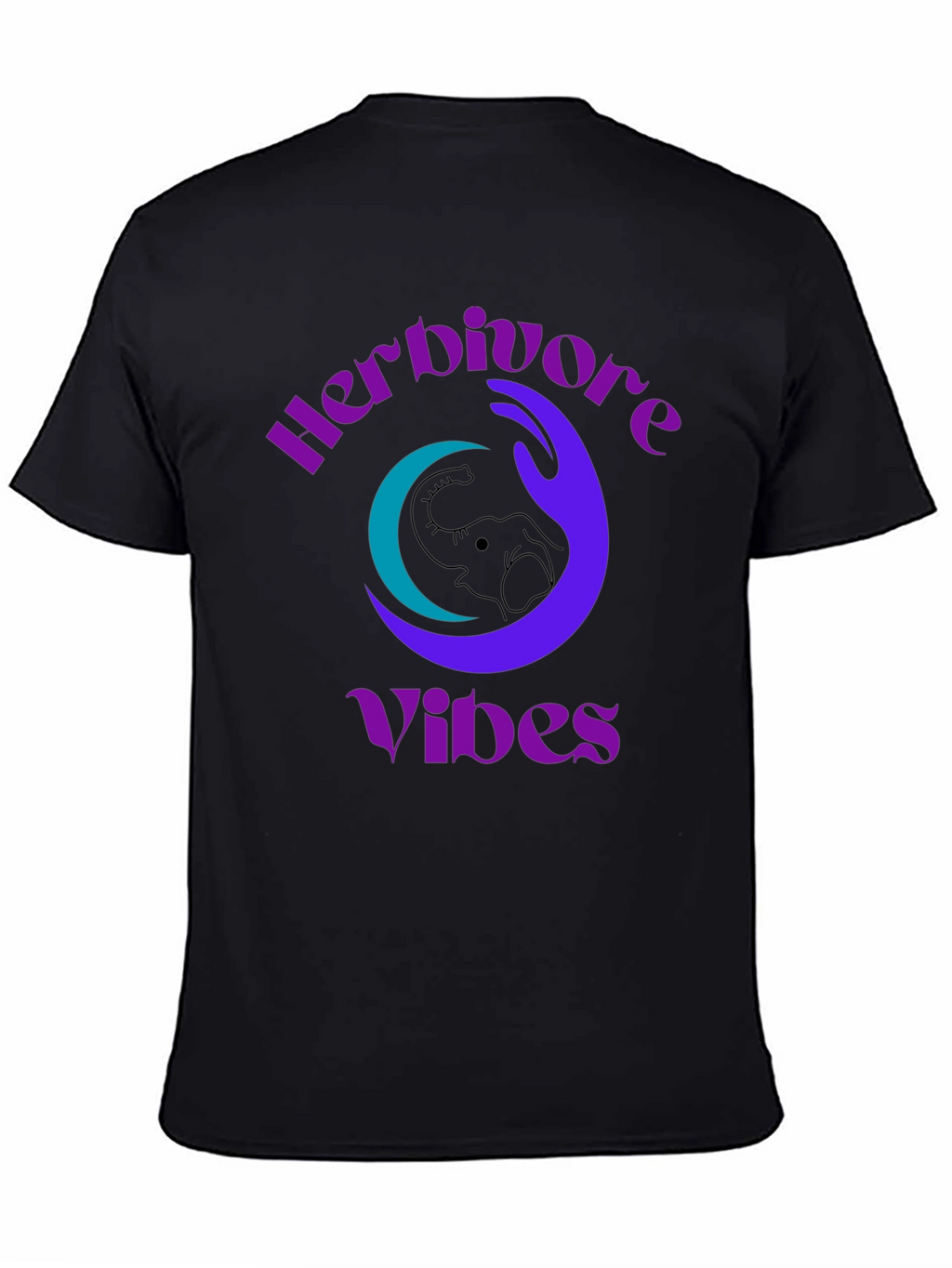 Herbivore Vibes Graphic Tee - Elephant Design