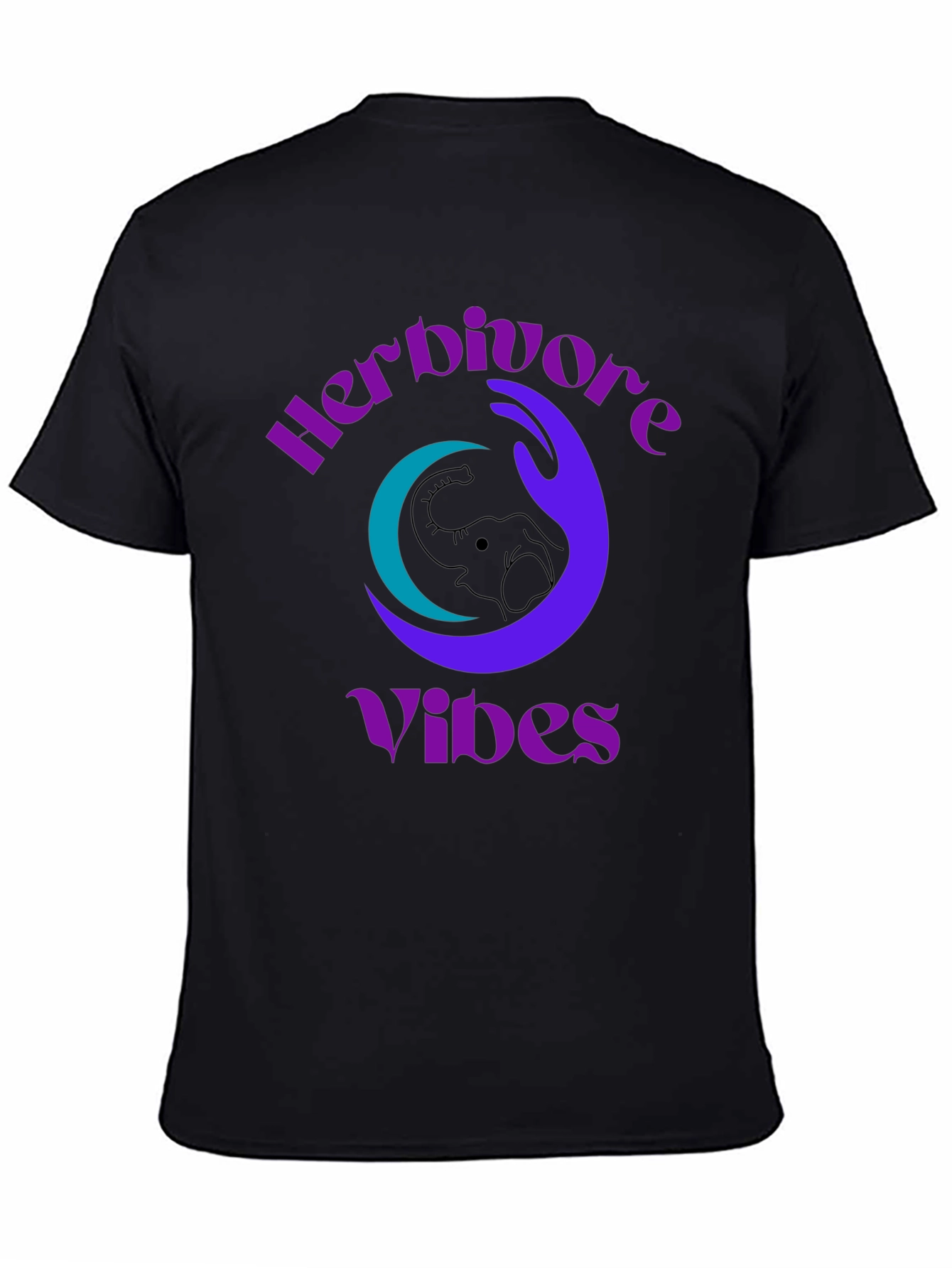 Herbivore Vibes Graphic Tee - Elephant Design