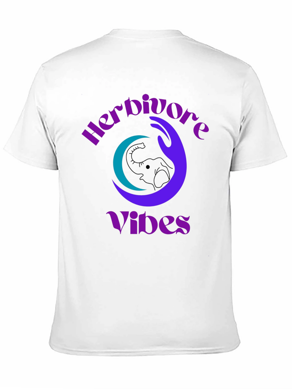 Herbivore Vibes Graphic Tee - Elephant Design
