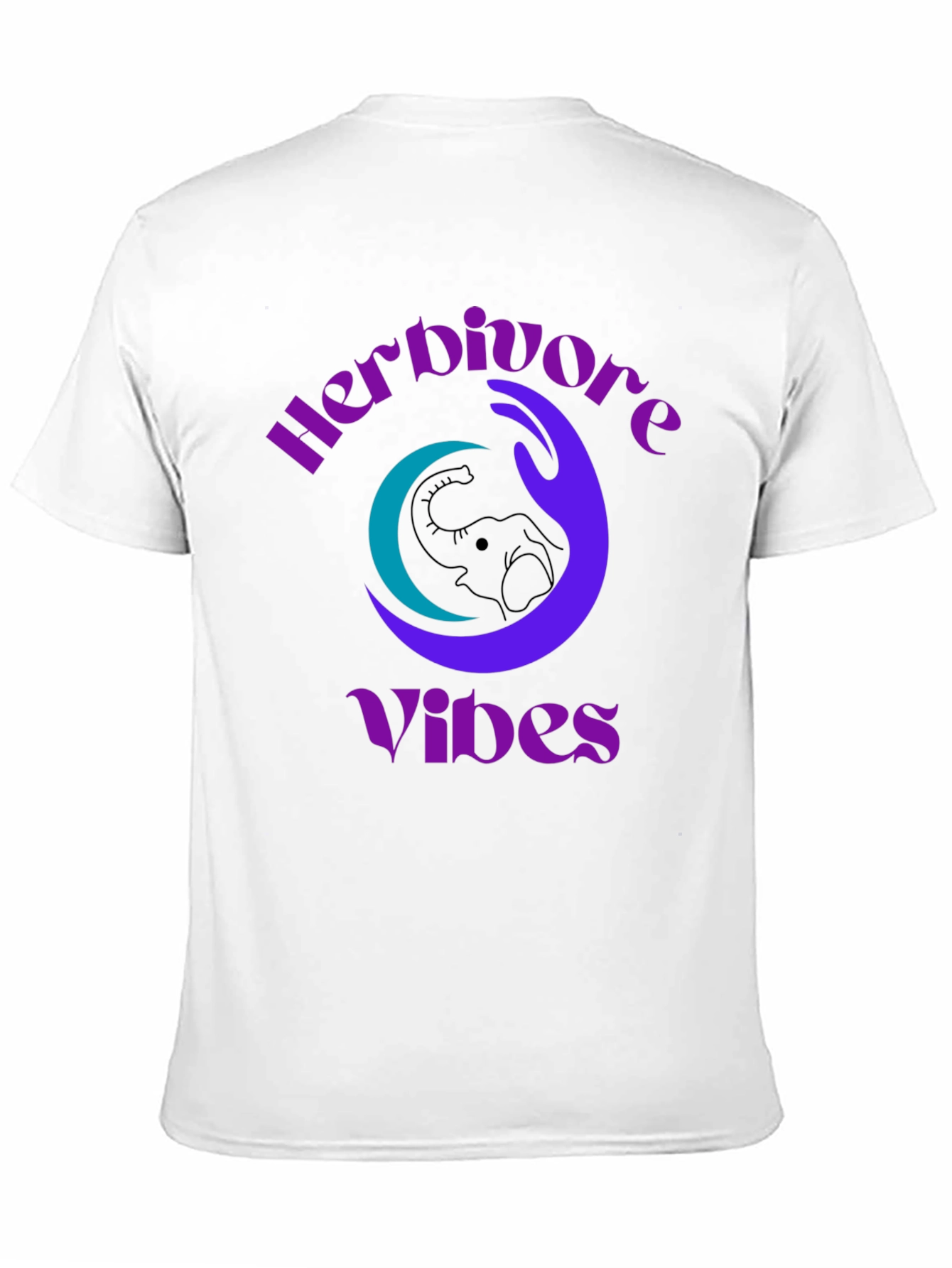 Herbivore Vibes Graphic Tee - Elephant Design