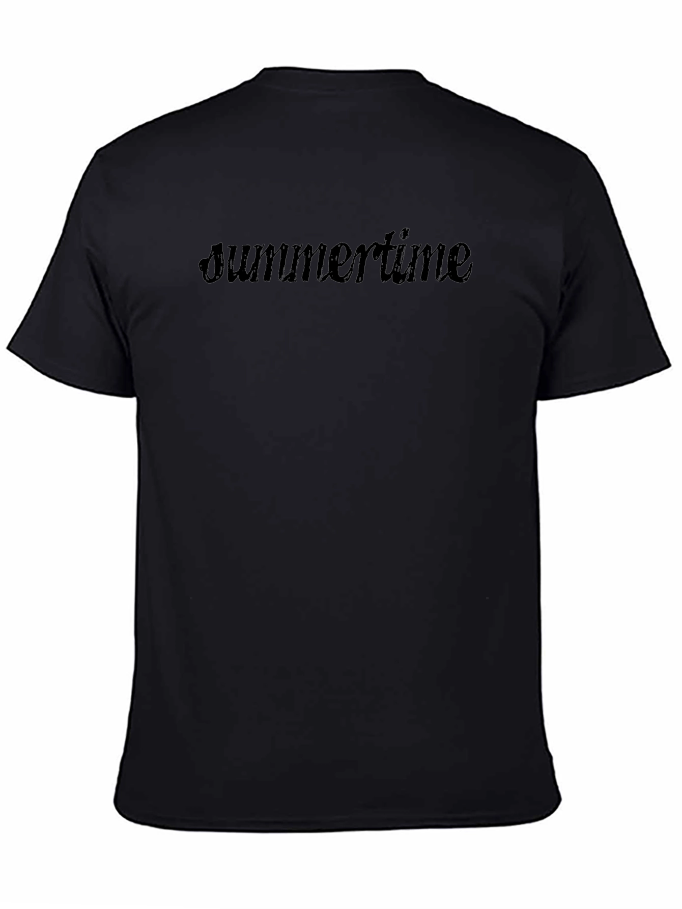 Summertime Black T-Shirt