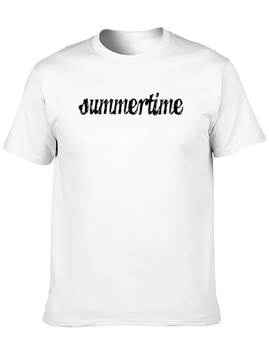 Summertime Black T-Shirt