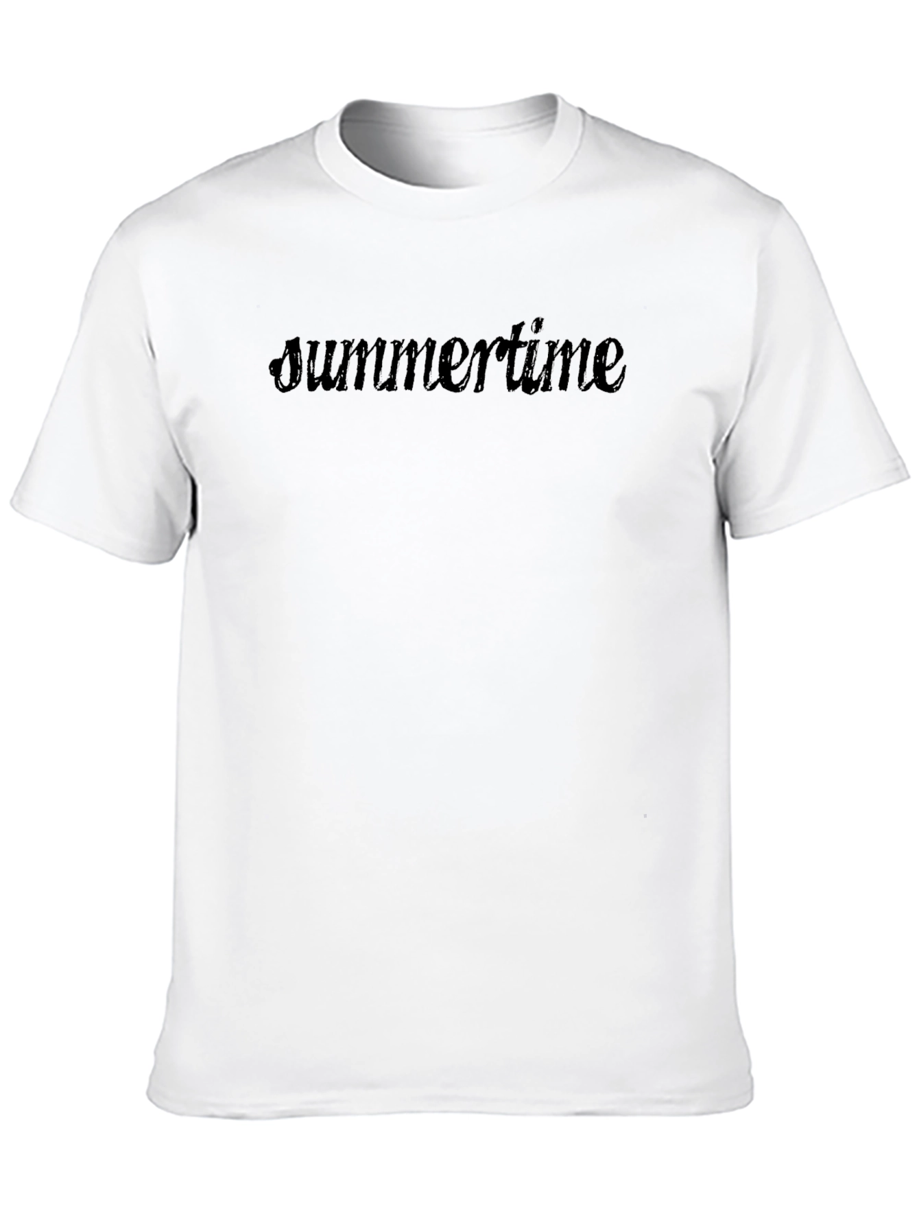 Summertime Black T-Shirt