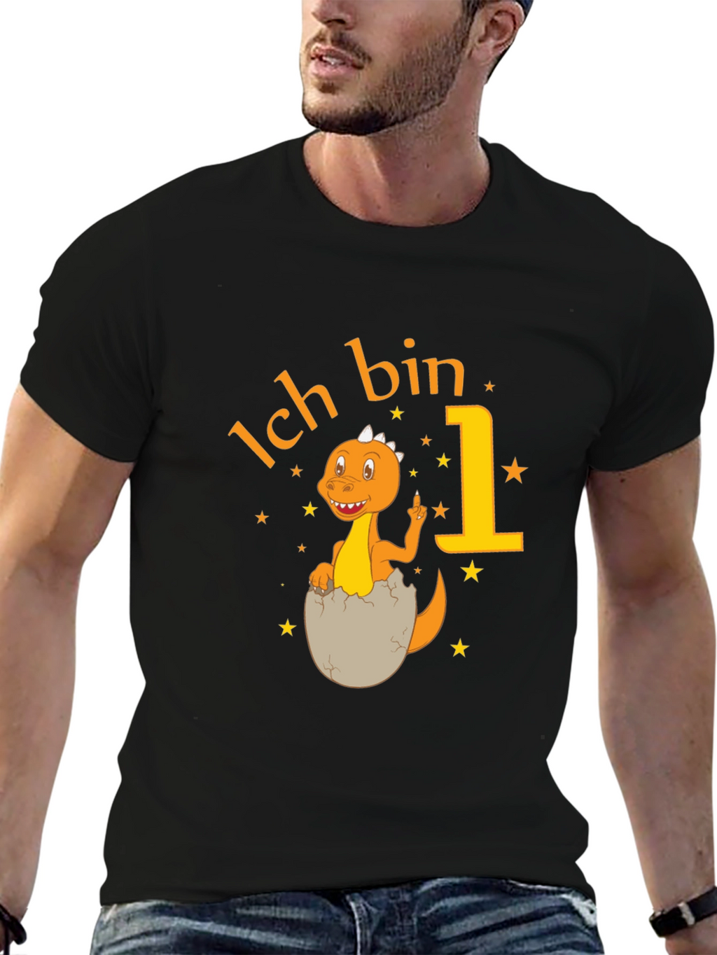 Ich Bin 1 Dinosaur T-Shirt
