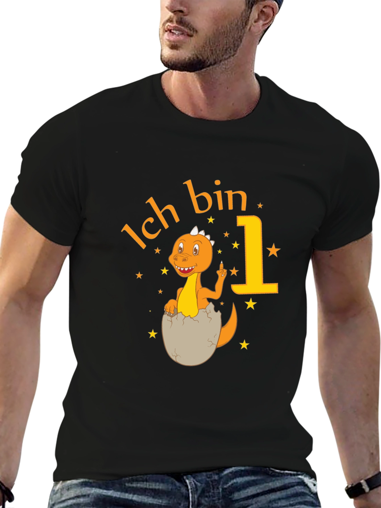 Ich Bin 1 Dinosaur T-Shirt