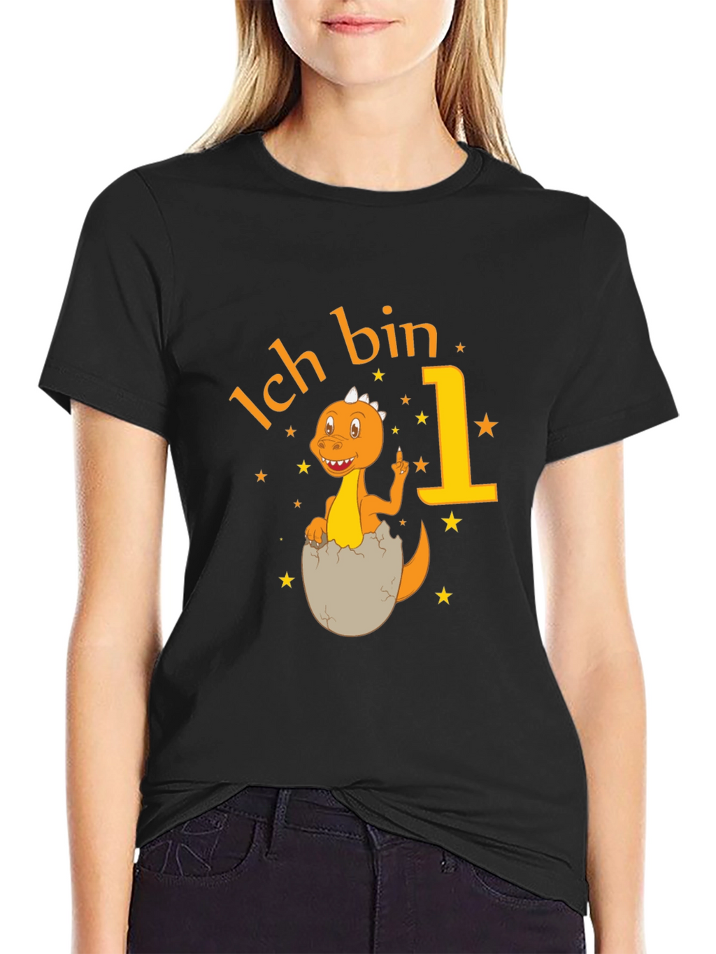 Ich Bin 1 Dinosaur T-Shirt