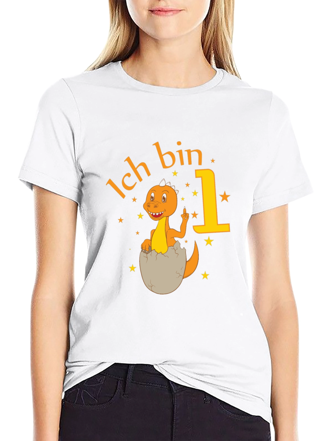 Ich Bin 1 Dinosaur T-Shirt