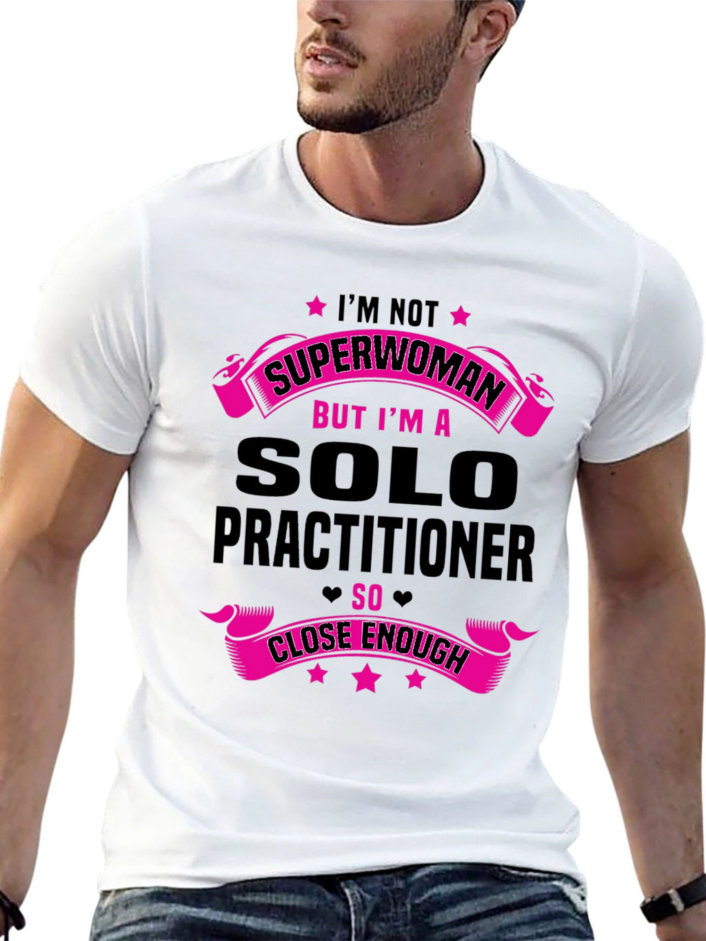 Solo Practitioner T-Shirt - Superwoman Funny Tee