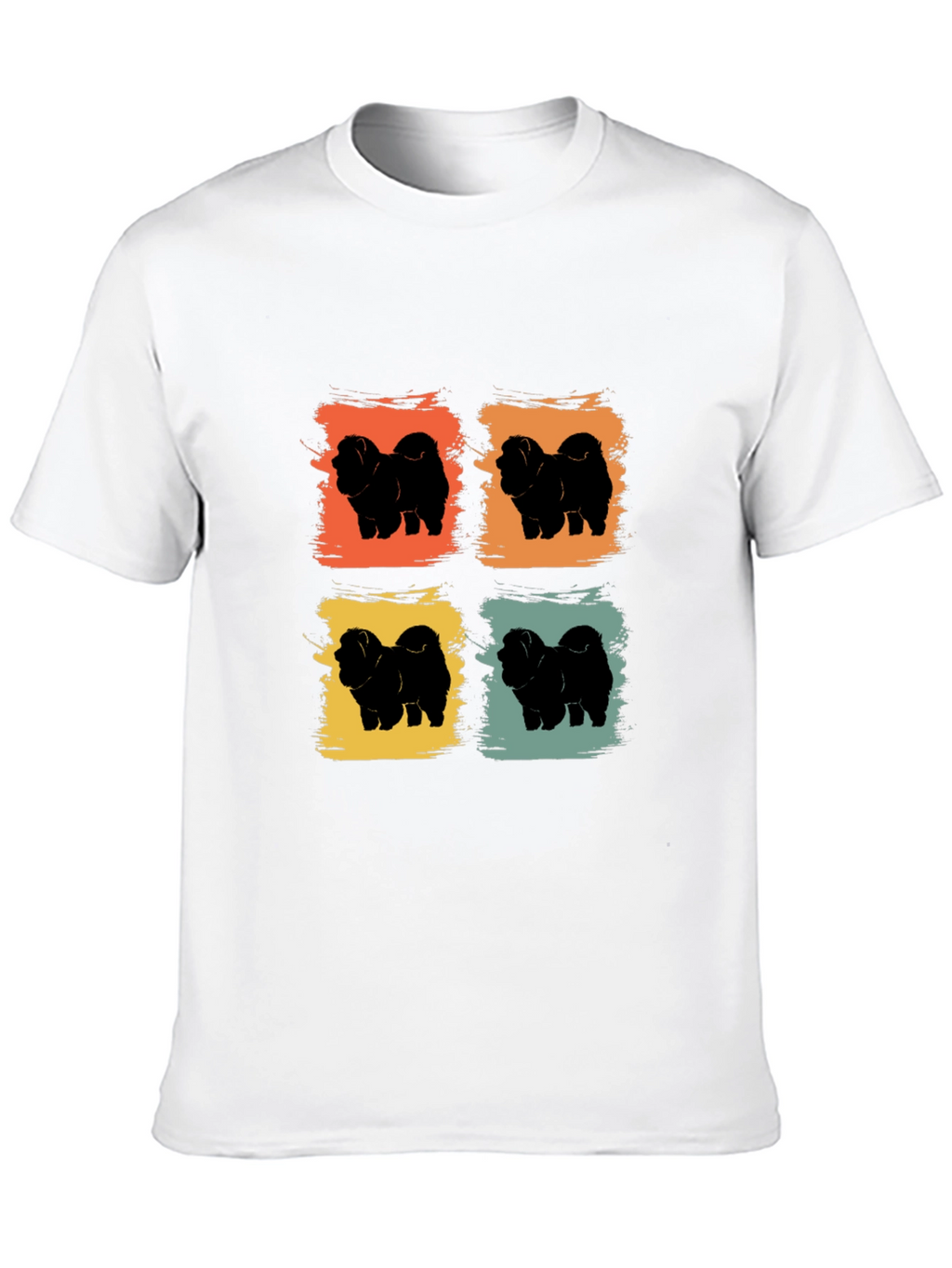 Retro Chow Chow Dog Lover T-Shirt