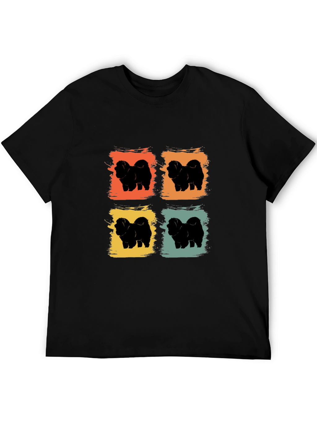 Retro Chow Chow Dog Lover T-Shirt
