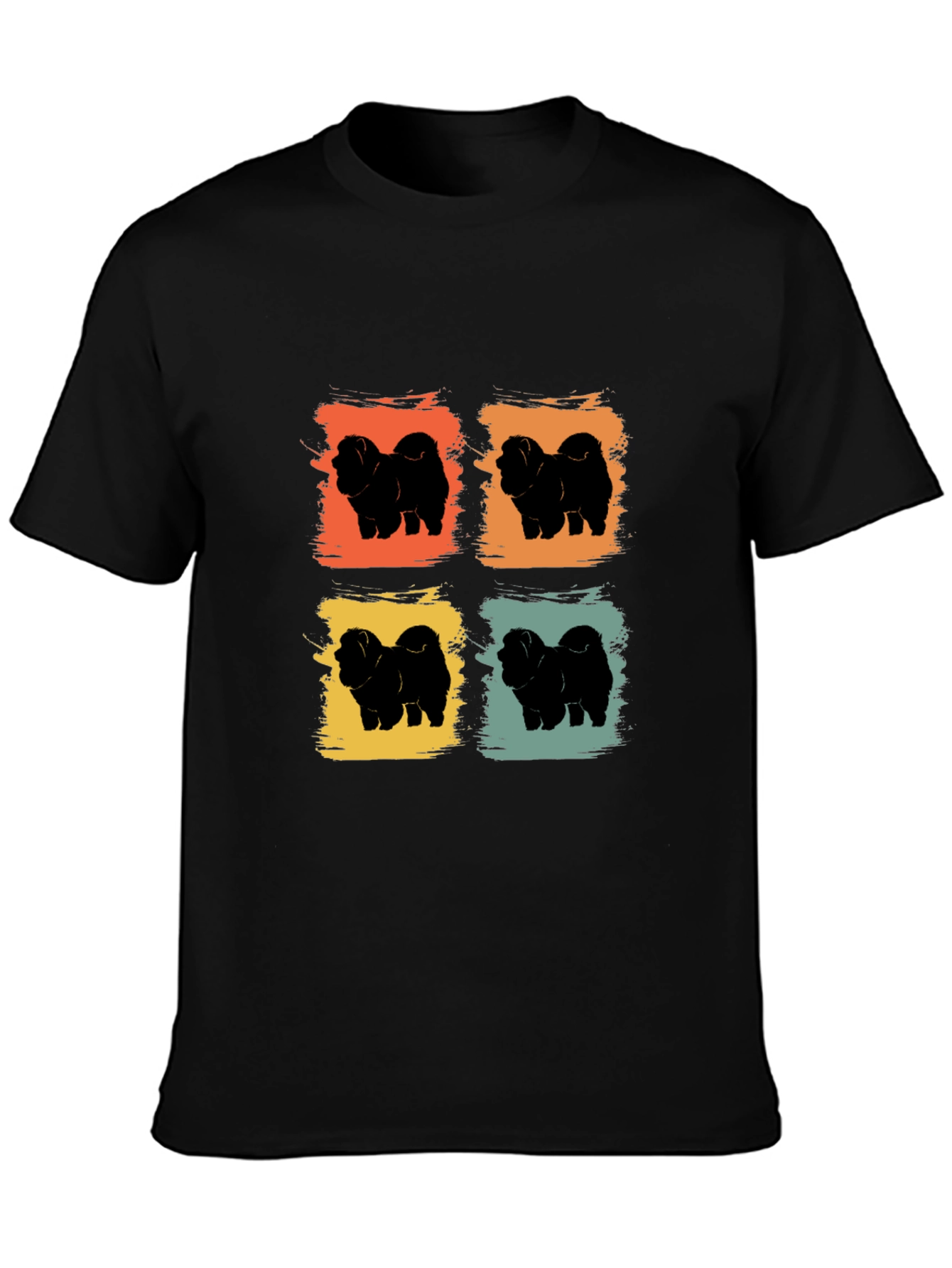 Retro Chow Chow Dog Lover T-Shirt