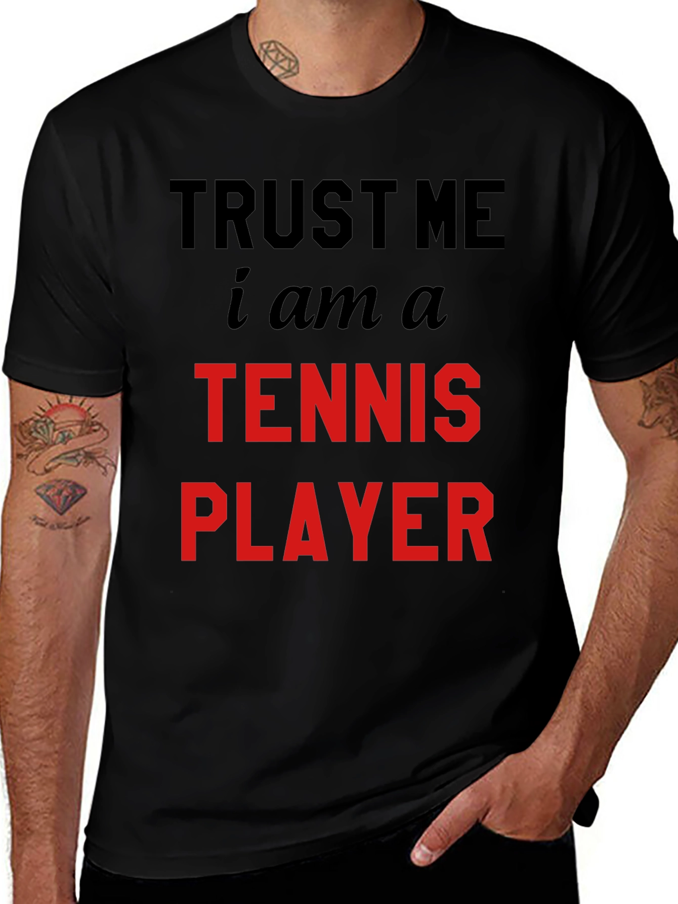 Trust Me Tennis Player Tee