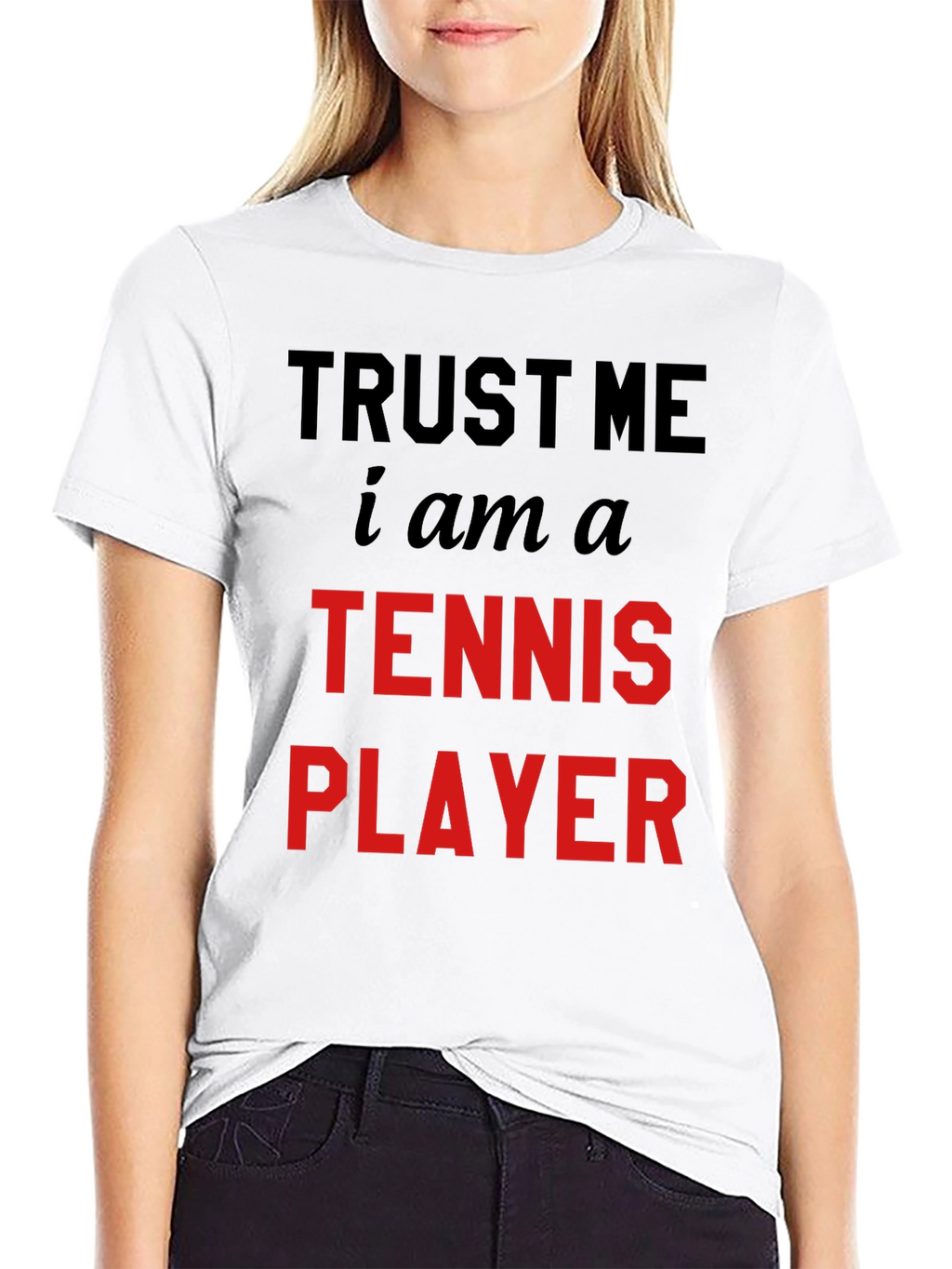 Trust Me Tennis Player Tee