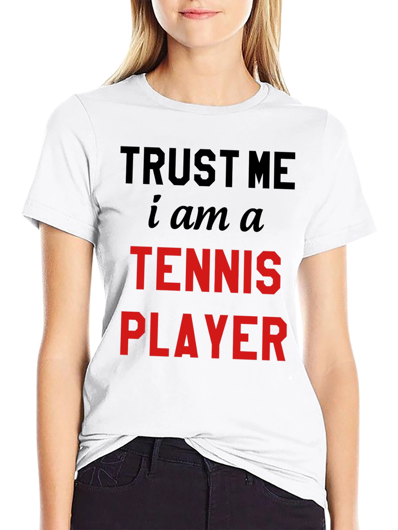 Trust Me Tennis Player Tee