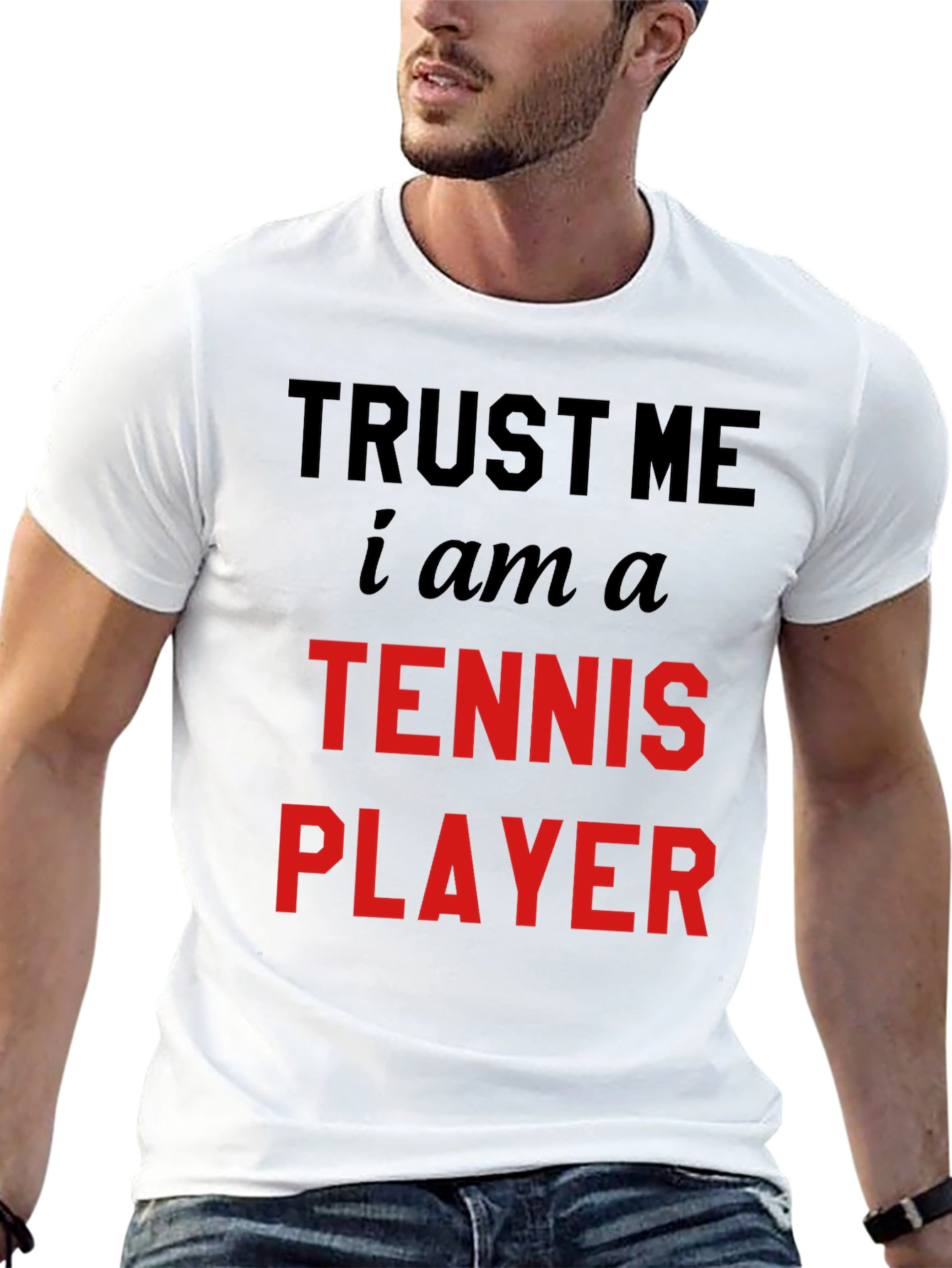 Trust Me Tennis Player Tee