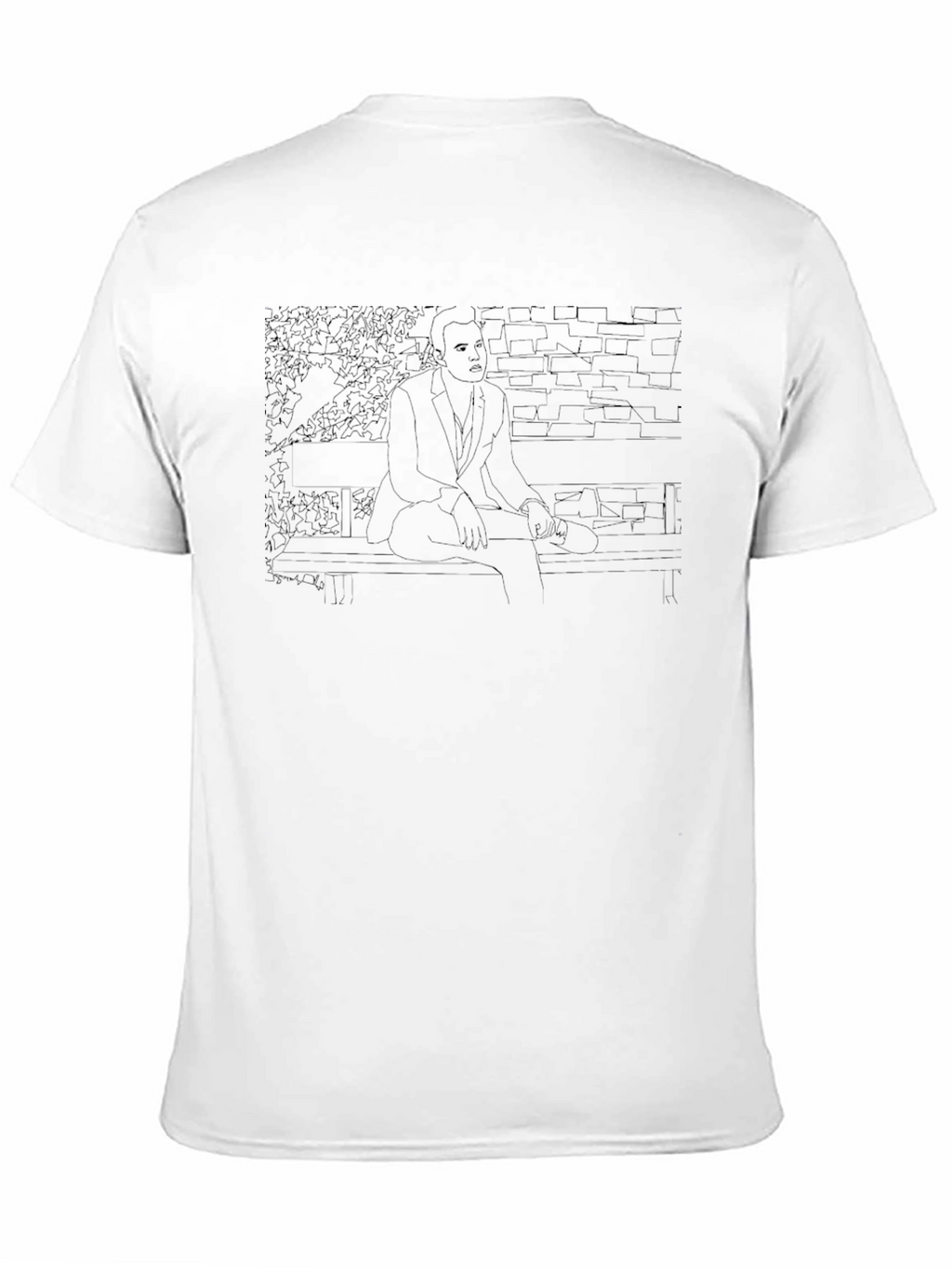 Contrasting Outline T-Shirt
