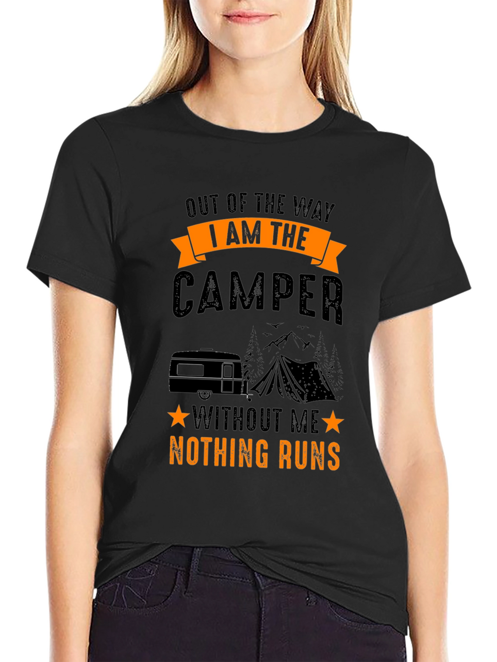I Am The Camper T-Shirt - Camping Adventure Tee