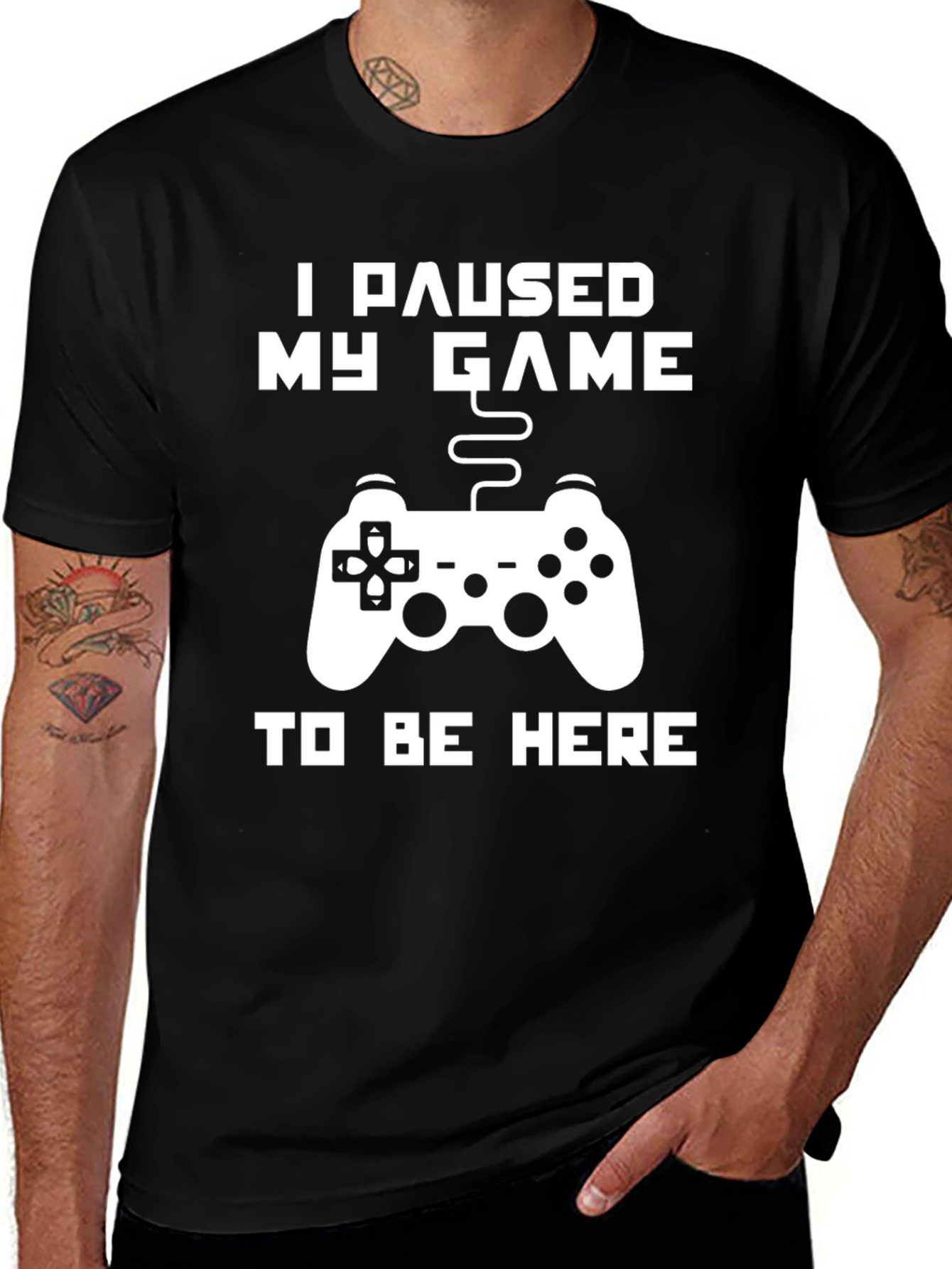 Gamer T-Shirt - I Paused My Game