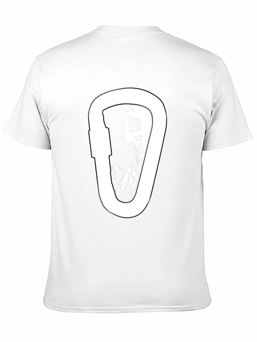 Climbing Carabiner T-Shirt - Mountain Adventure Tee