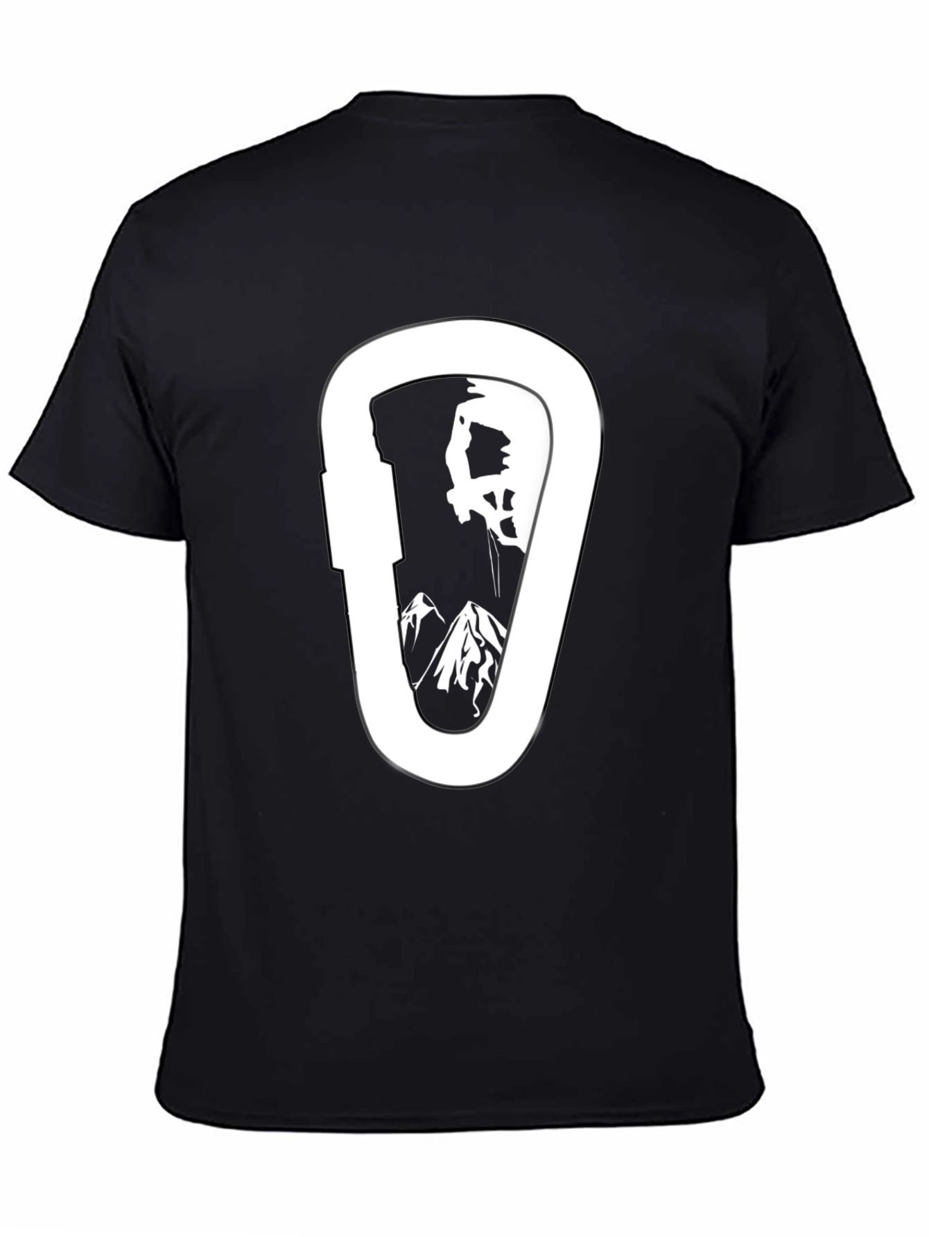 Climbing Carabiner T-Shirt - Mountain Adventure Tee