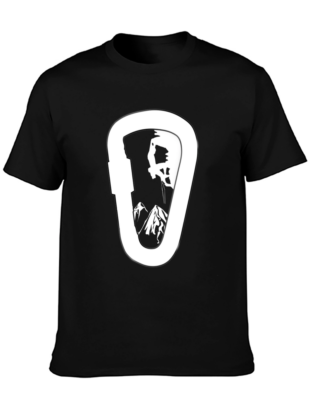 Climbing Carabiner T-Shirt - Mountain Adventure Tee