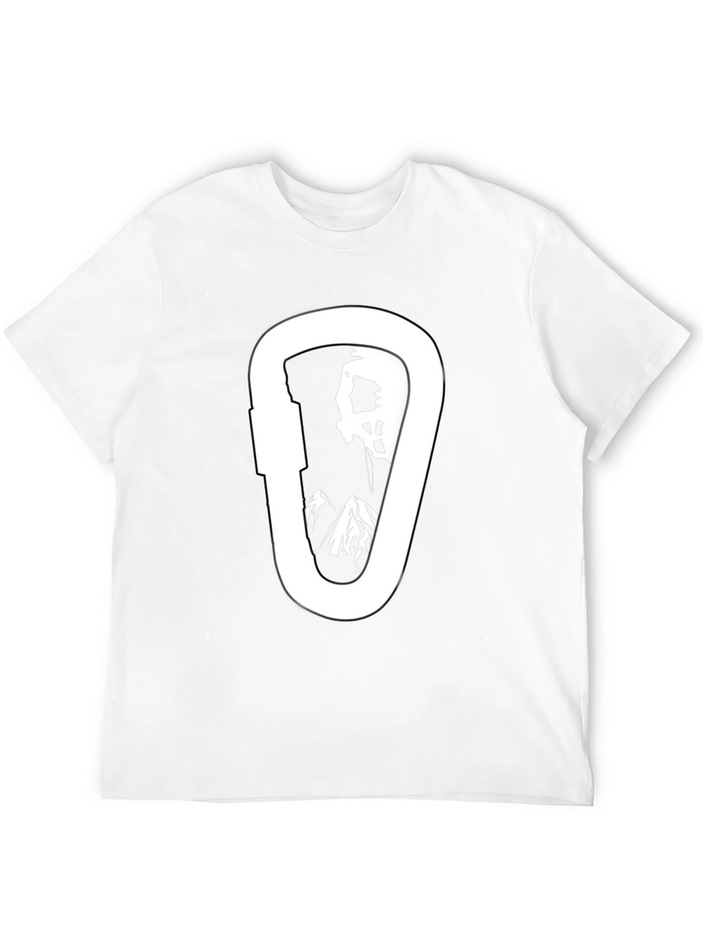 Climbing Carabiner T-Shirt - Mountain Adventure Tee
