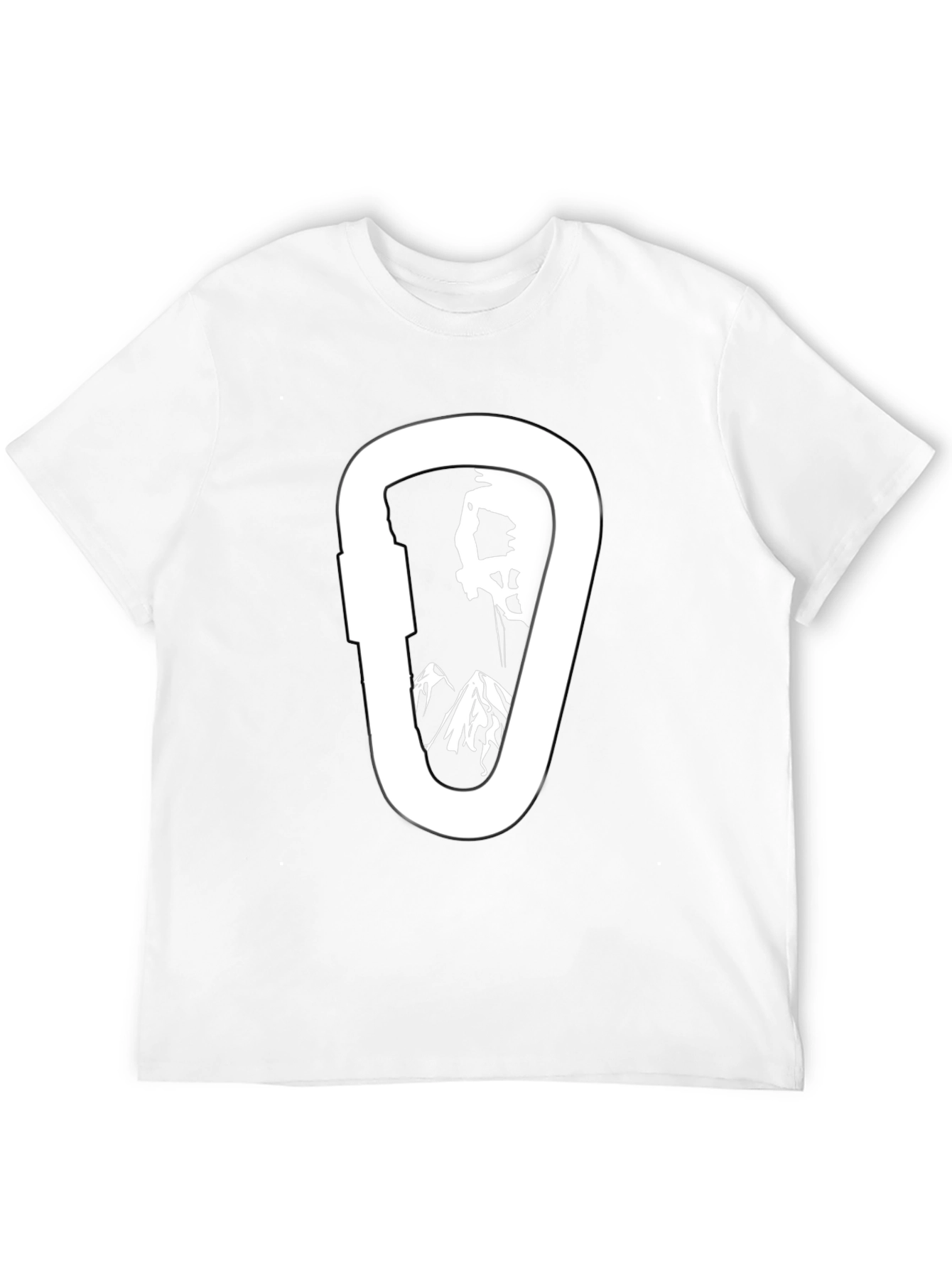 Climbing Carabiner T-Shirt - Mountain Adventure Tee
