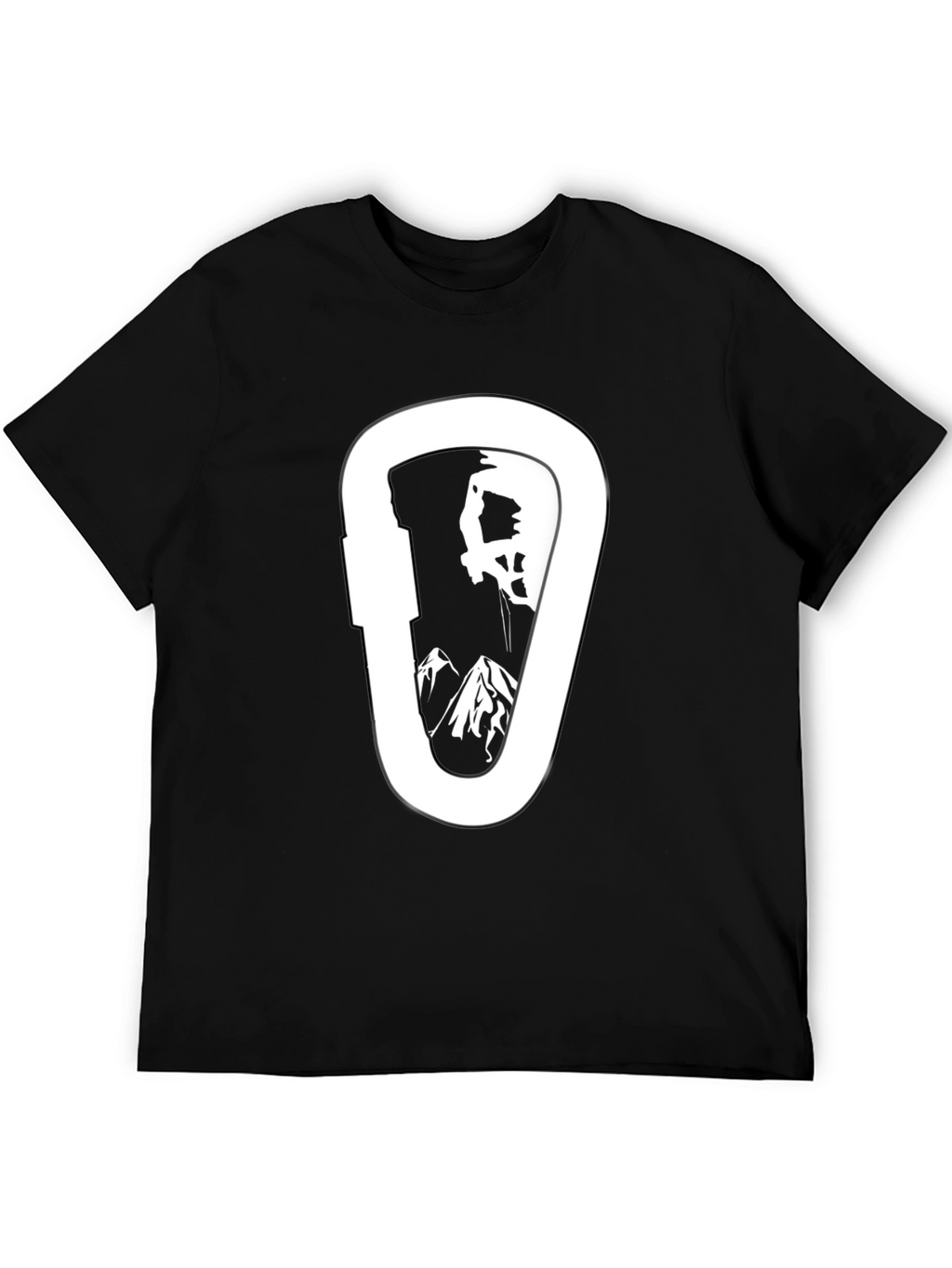Climbing Carabiner T-Shirt - Mountain Adventure Tee