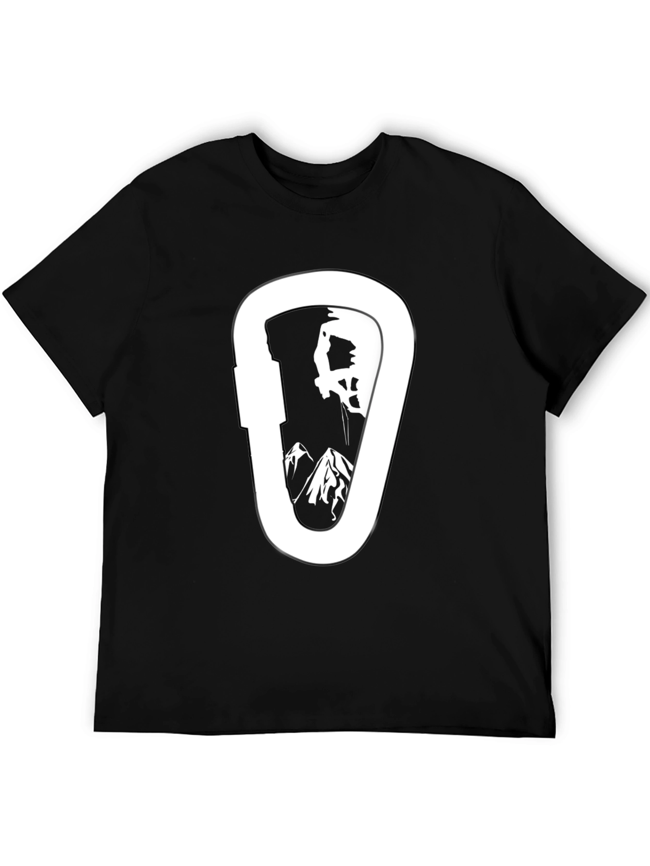 Climbing Carabiner T-Shirt - Mountain Adventure Tee