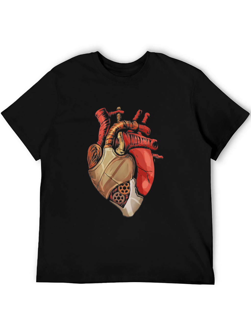 Mechanical Heart Graphic T-Shirt