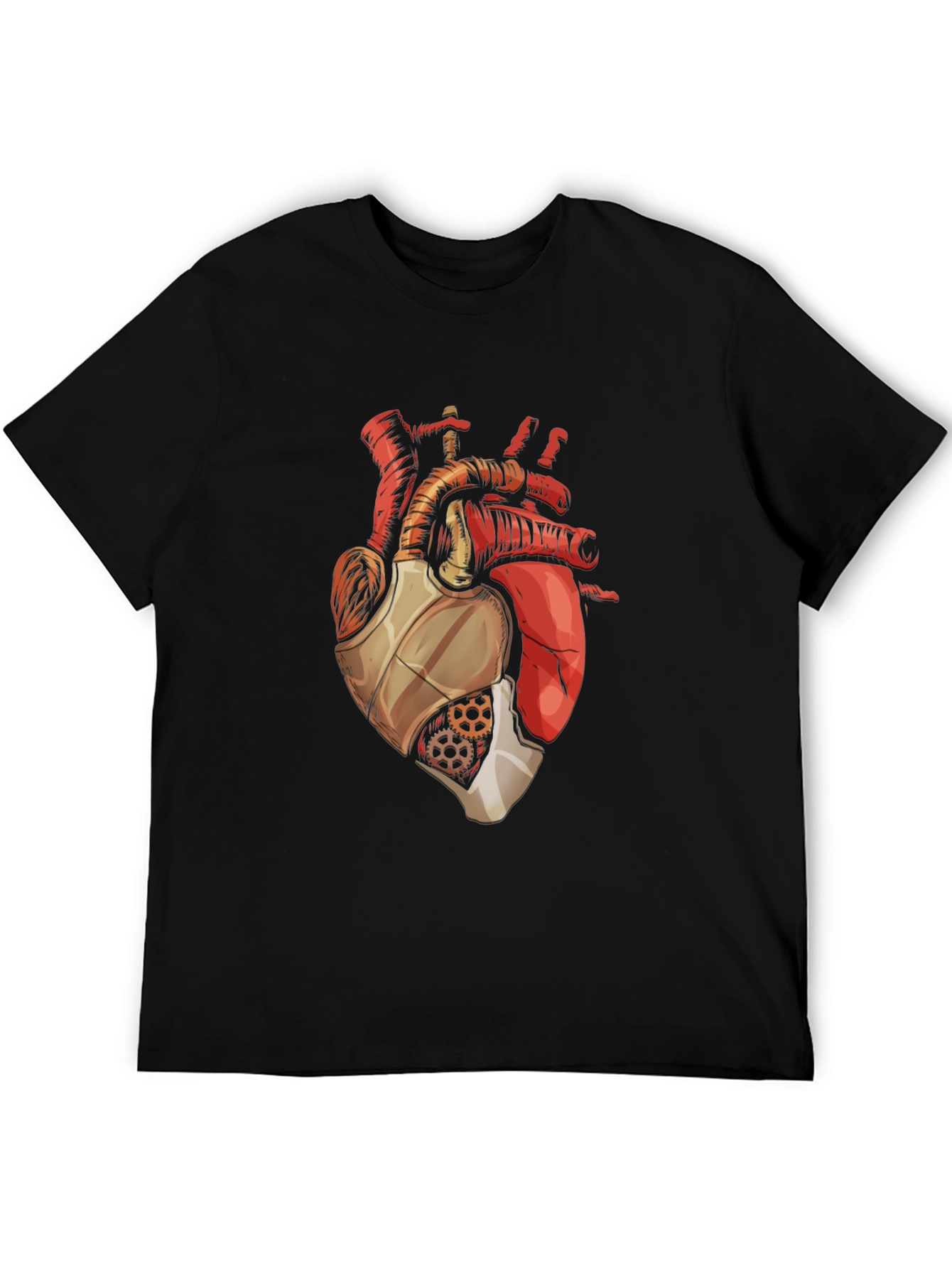 Mechanical Heart Graphic T-Shirt