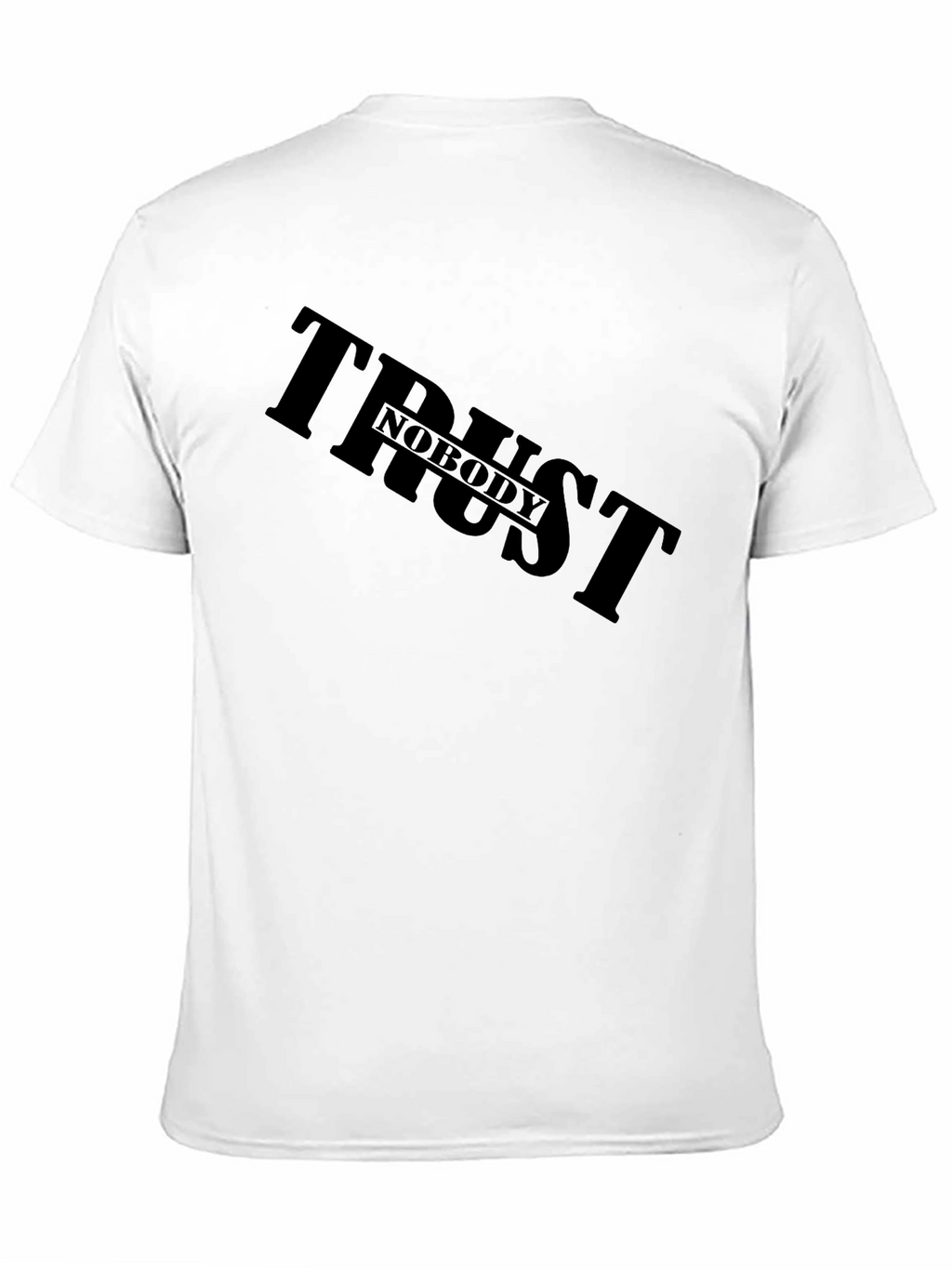 Trust Nobody Black Graphic Tee