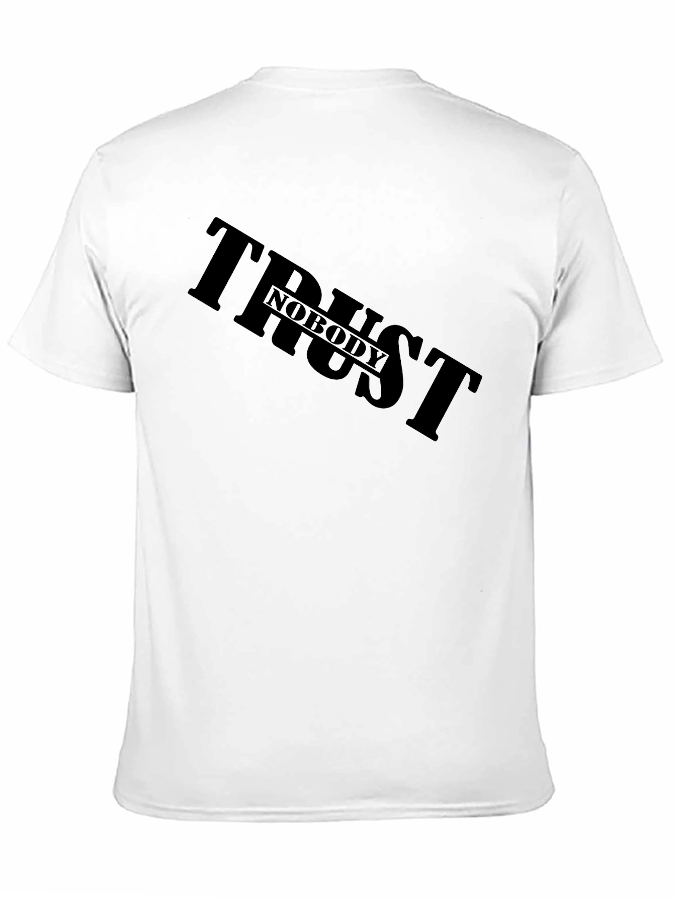 Trust Nobody Black Graphic Tee