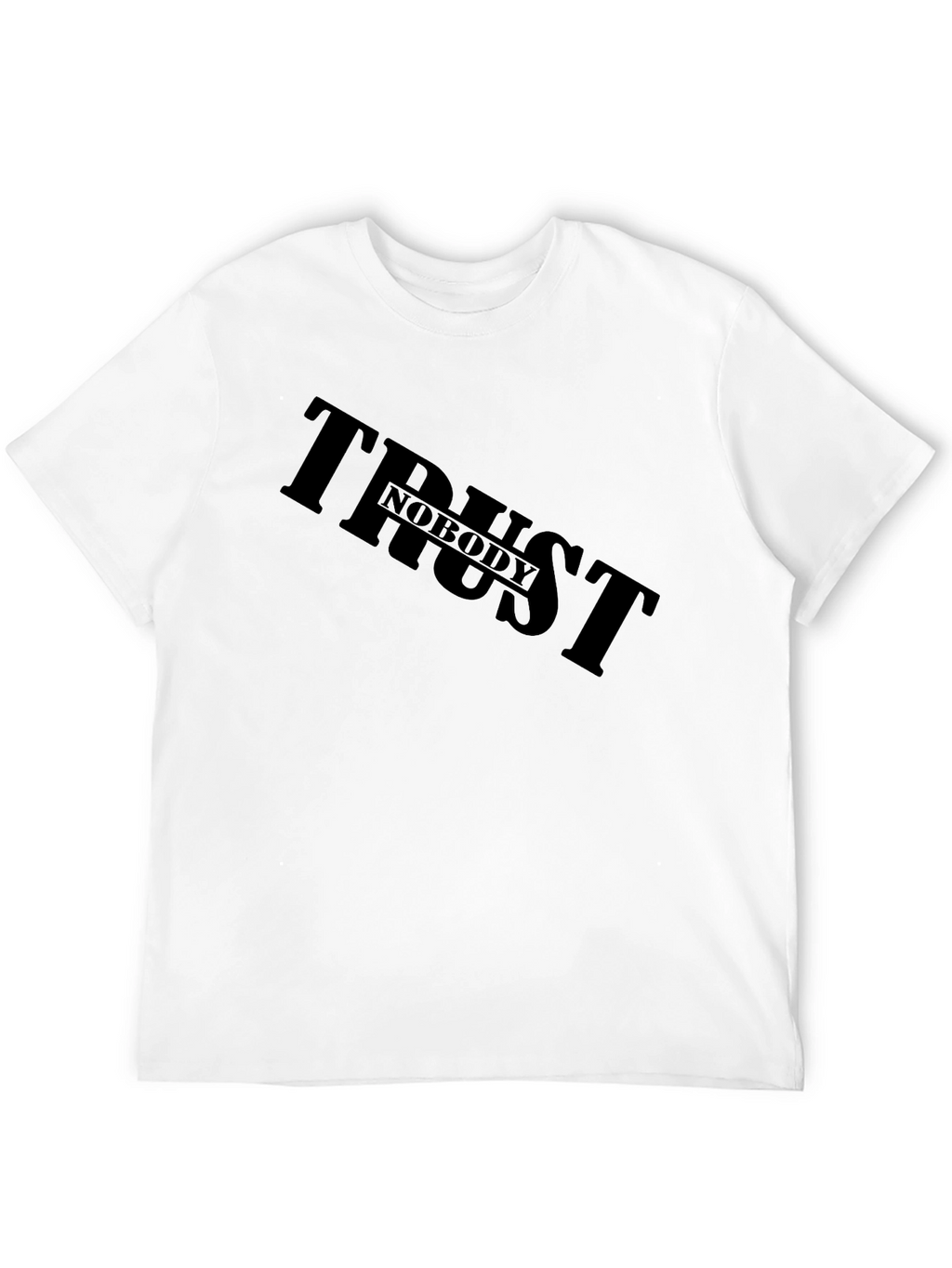 Trust Nobody Black Graphic Tee