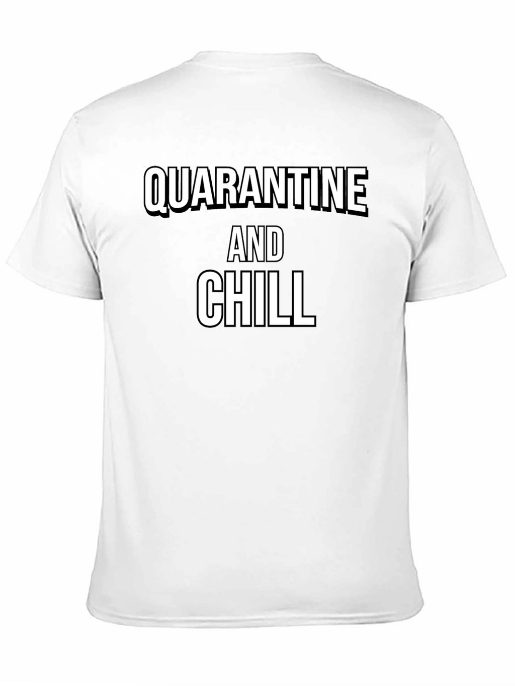 Quarantine and Chill Graphic Tee - Black