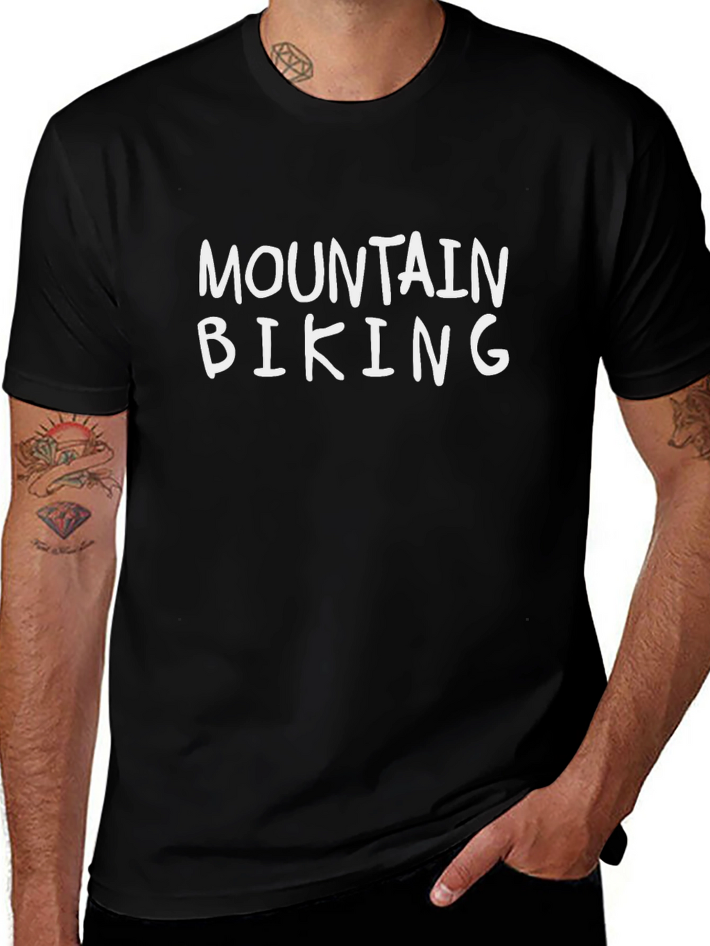 Mountain Biking Tee - Ride in Style
