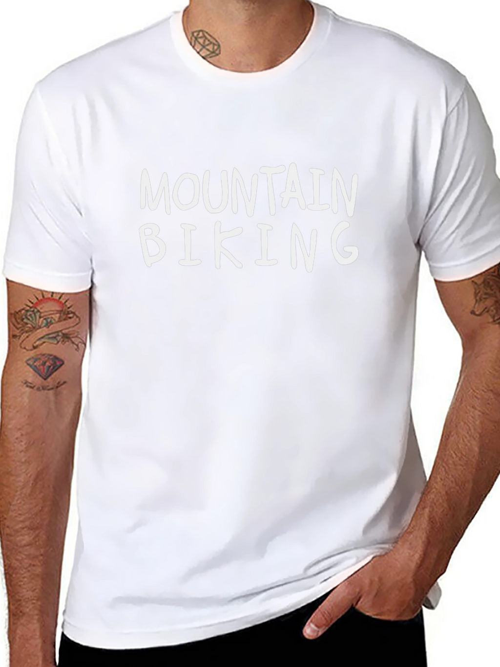 Mountain Biking Tee - Ride in Style