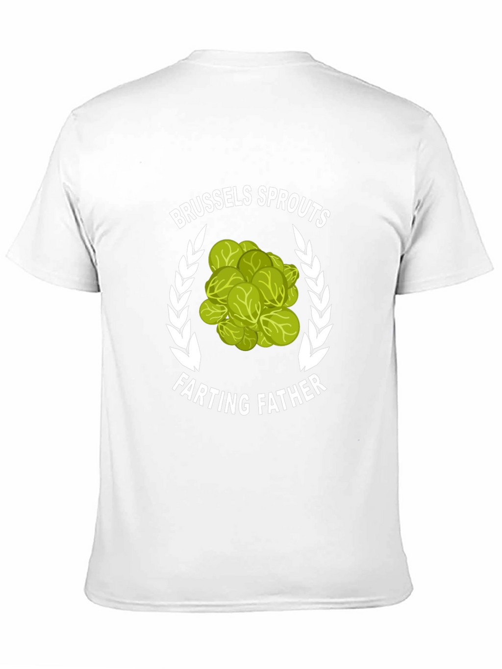 Brussels Sprouts Farting Father Graphic T-Shirt