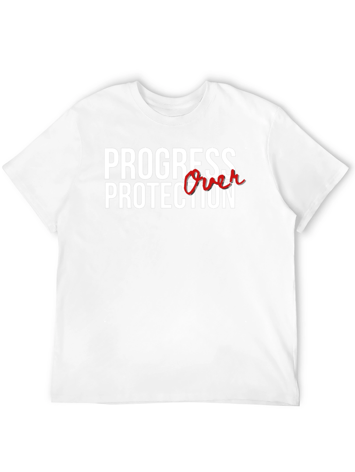 Progress Over Protection Graphic T-Shirt
