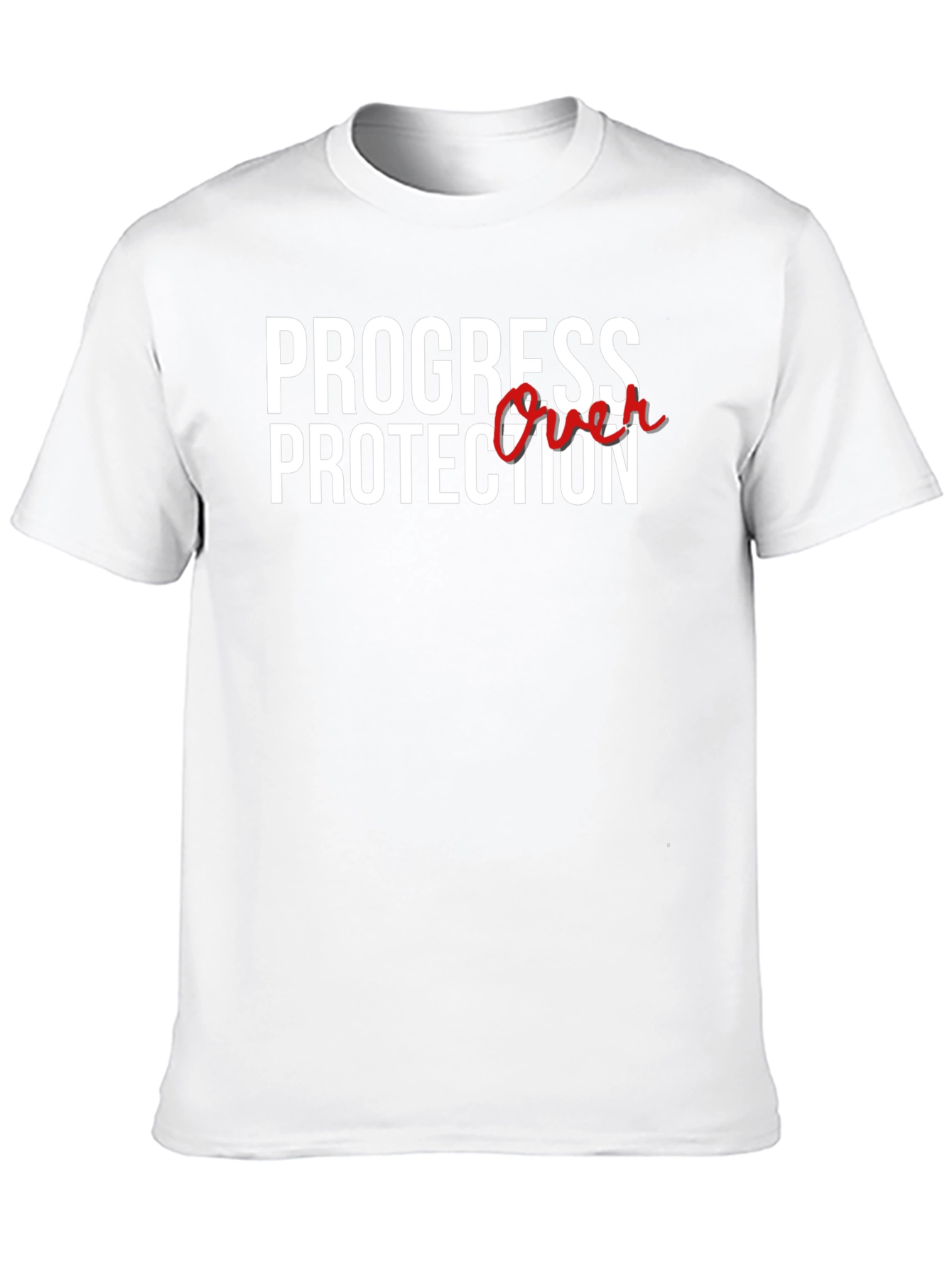 Progress Over Protection Graphic T-Shirt