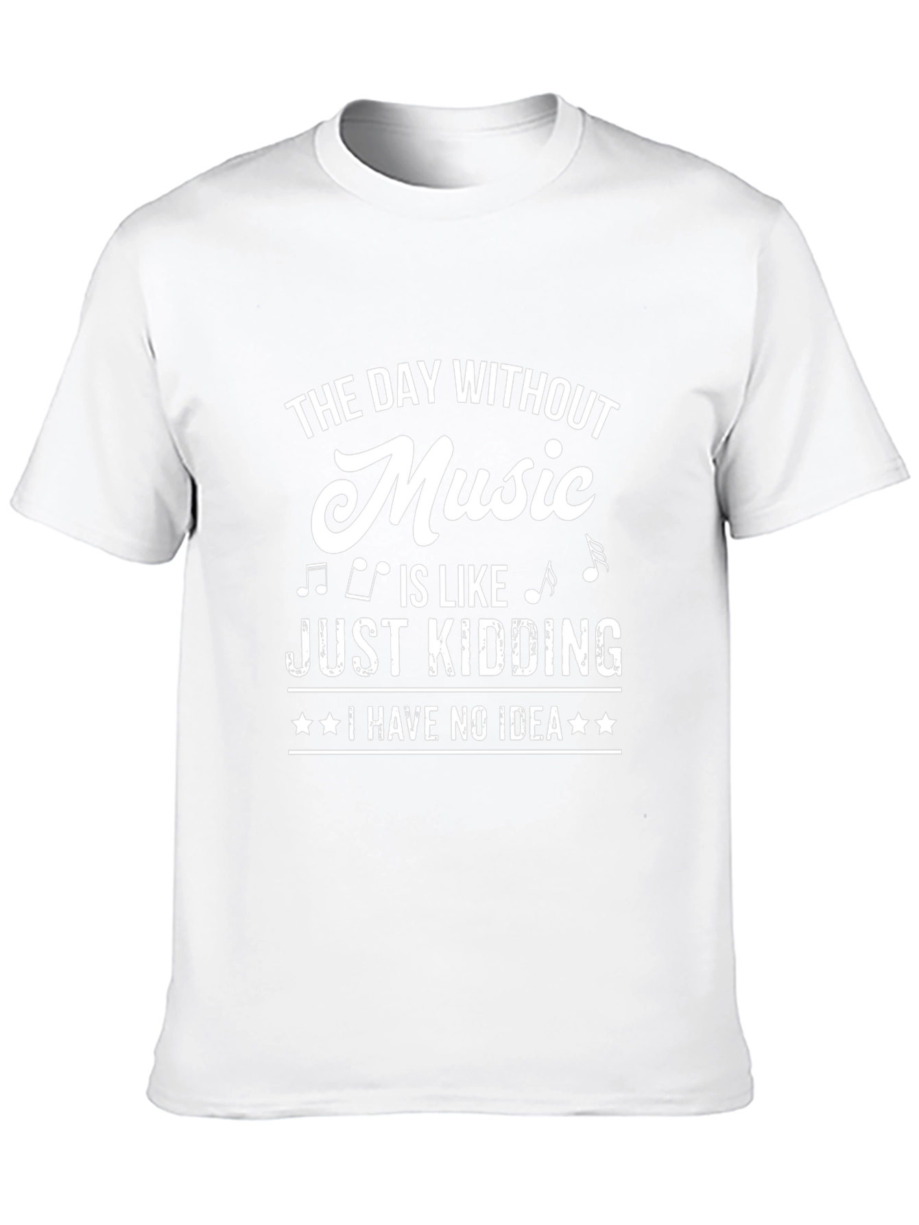 Music Lover Black T-Shirt - Funny Saying