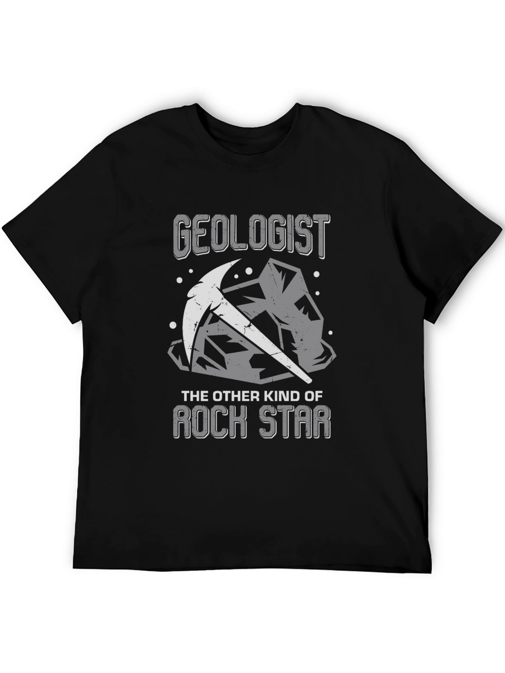 Geologist Rock Star Graphic Tee - Black