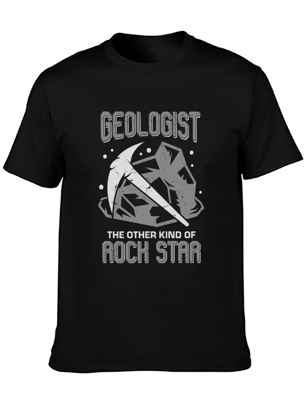 Geologist Rock Star Graphic Tee - Black