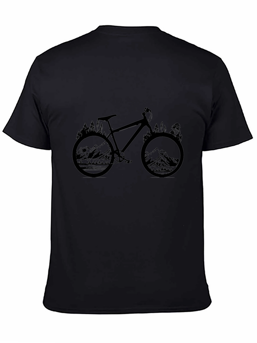 Mountain Bike Graphic Tee - Nature Lover Shirt