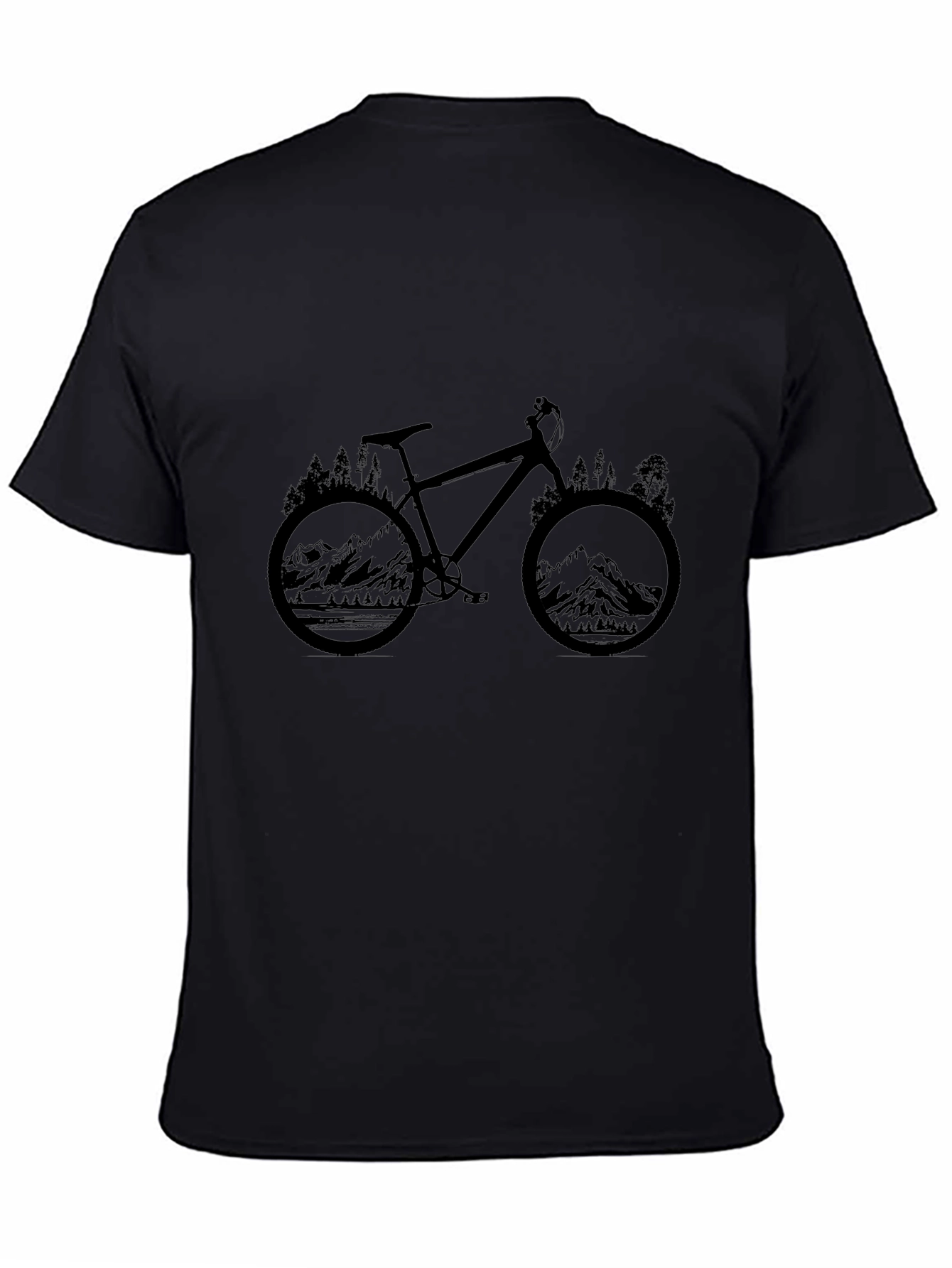 Mountain Bike Graphic Tee - Nature Lover Shirt