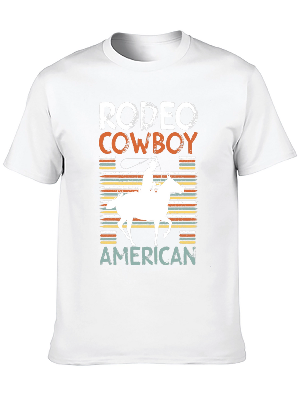Rodeo Cowboy American Graphic T-Shirt