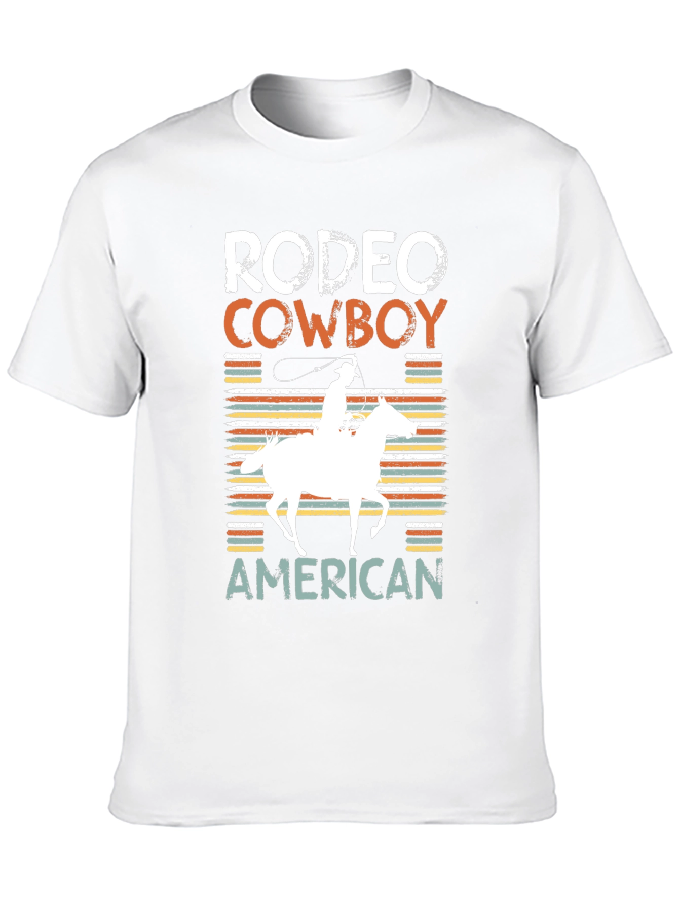 Rodeo Cowboy American Graphic T-Shirt
