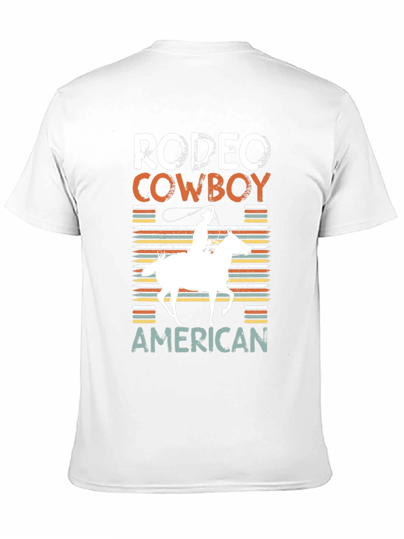 Rodeo Cowboy American Graphic T-Shirt