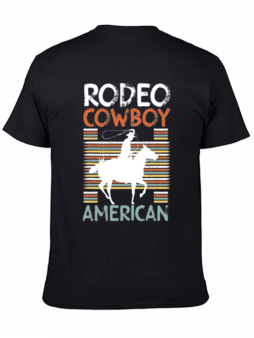 Rodeo Cowboy American Graphic T-Shirt