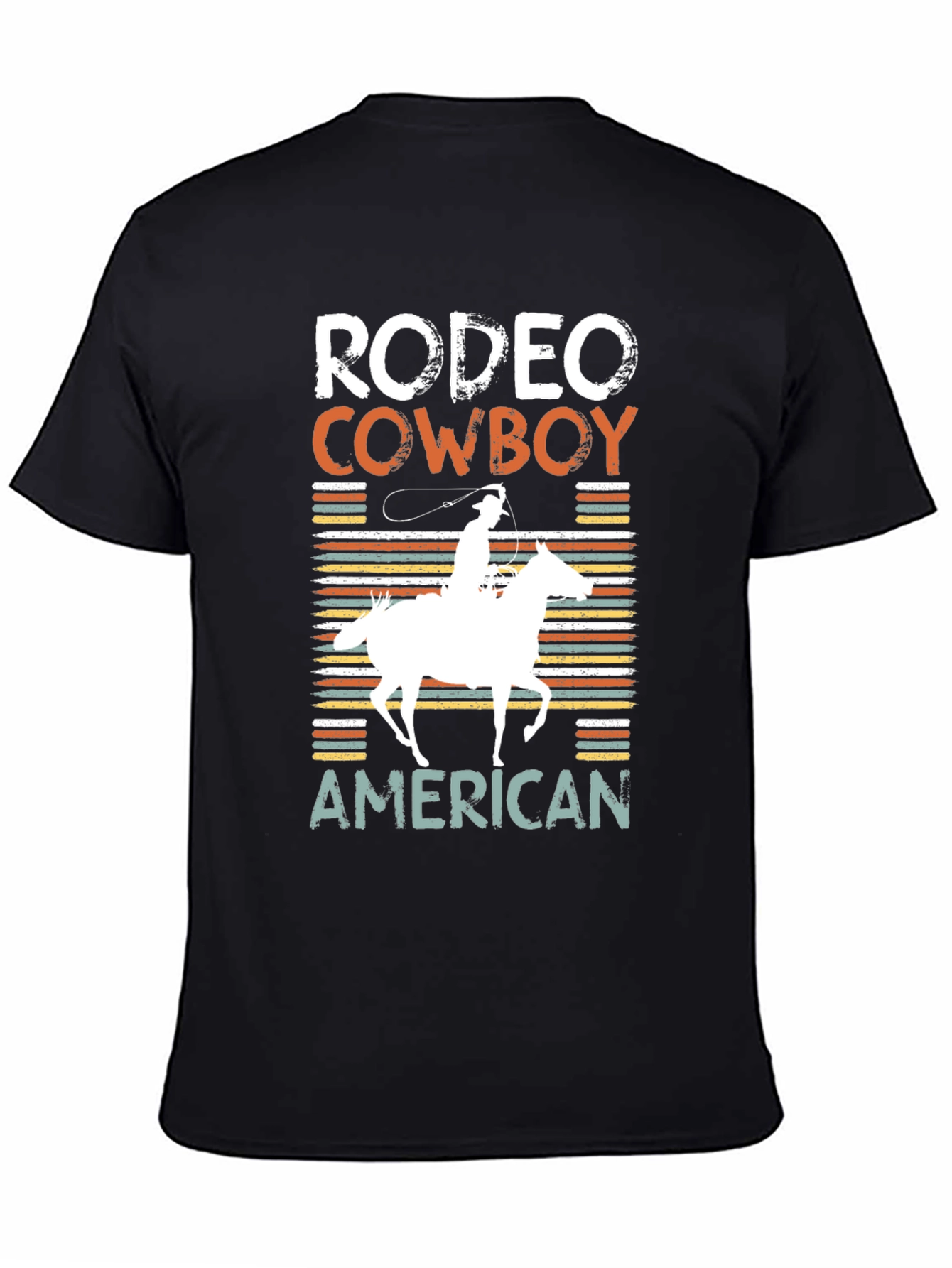 Rodeo Cowboy American Graphic T-Shirt